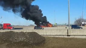 1 dead in fiery crash on I-88 at Naperville Road