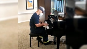 Arizona firefighter reveals hidden piano talent after responding to call at assisted-living facility