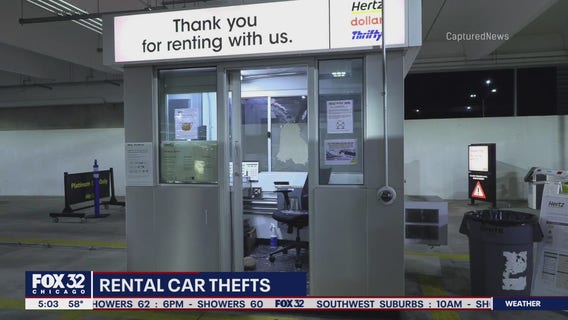 3 vehicles stolen from rental company near O’Hare
