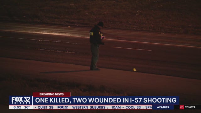 1 killed, 2 seriously hurt in I-57 shooting of people in 2 cars
