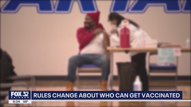 Confusion surrounds who can get vaccinated in Chicago