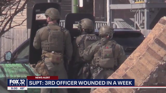 CPD officer shot after responding to report of gunfire; suspect in custody