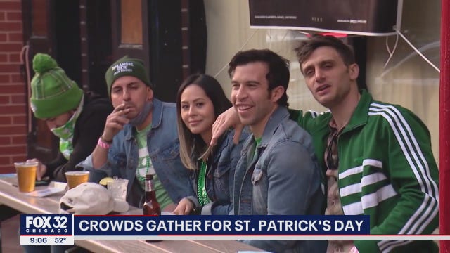 Chicagoans celebrating St. Patrick's Day early, while bar owners watch for overcrowding