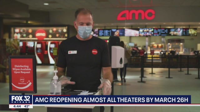 AMC opening most theaters by March 26