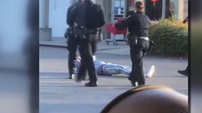 VIDEO: Hayward police officers kick, punch intoxicated man allegedly armed with pistol