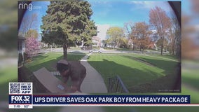 UPS driver saves Oak Park boy stuck under heavy package