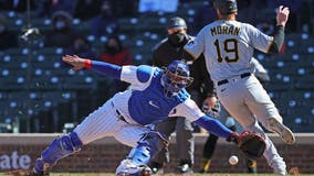 Pirates homer, relievers dominate to beat Cubs 5-3 on chilly Opening Day