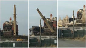 Little Village residents rally on anniversary of smokestack demolition that coated area with dust