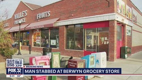 Man stabbed to death by angry customer while intervening in fight at Berwyn grocery store