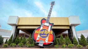 Hard Rock Casino in Gary unveils 37-foot-tall guitar marquee