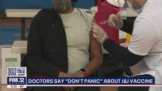 Doctors say 'don't panic' about Johnson & Johnson vaccine