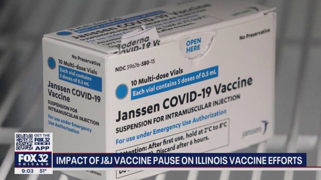 Illinois pauses use of Johnson & Johnson vaccine amid federal review