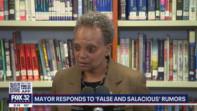 Lightfoot responds to 'false' and 'salacious' rumors