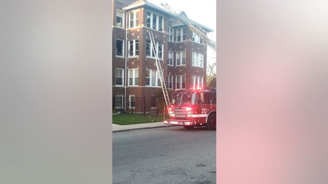 Englewood apartment fire leaves 1 injured, about a dozen displaced