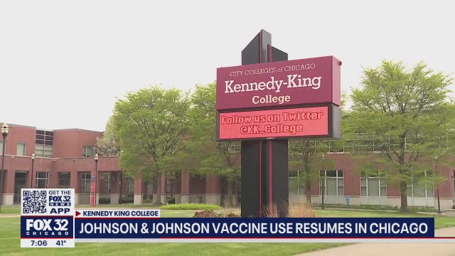 Kennedy-King College in Englewood resumes use of Johnson & Johnson COVID-19 vaccine