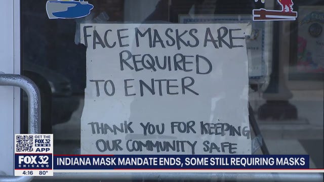 Indiana mask mandate lifted, but some businesses still requiring them