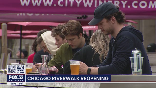 Chicago Riverwalk reopens to residents, visitors