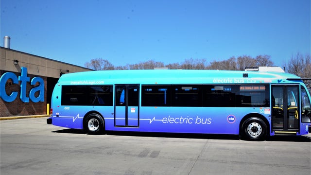 Chicago Transit Authority testing electric buses