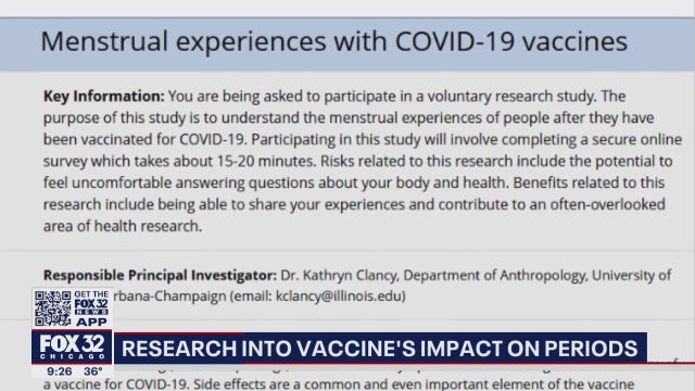 Some people reporting abnormal periods after receiving COVID-19 vaccine