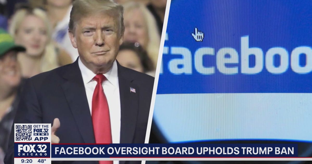 Facebook board upholds Trump ban, just not indefinitely | FOX 32 Chicago