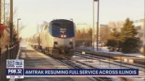 Amtrak resuming full service across Illinois