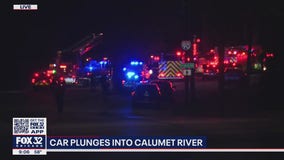 Car plunges from bridge into Calumet River, killing father and injuring son