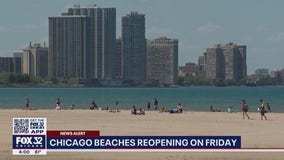 Chicago beaches to reopen Friday for Memorial Day weekend