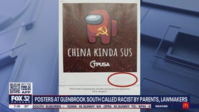 Posters at suburban school approved by front office being called racist by parents, lawmakers