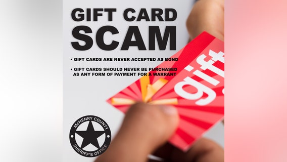 Pay or go to jail: Gift card scam scaring Illinois residents with jail time