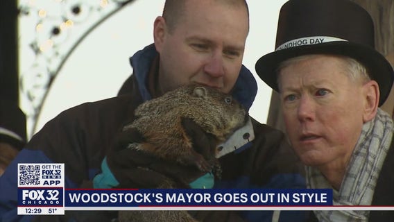 Woodstock says goodbye to mayor and longtime groundhog whisperer