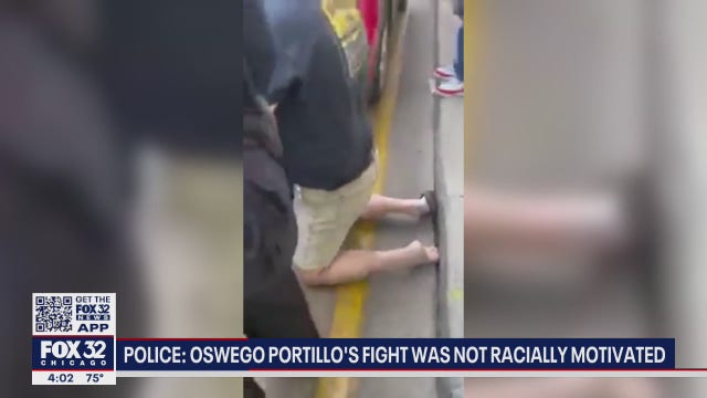 Fight at Oswego Portillo's drive-thru not racially motivated, police chief says
