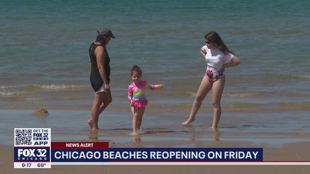 Chicago beaches officially reopening Friday, Pride Parade to return in October