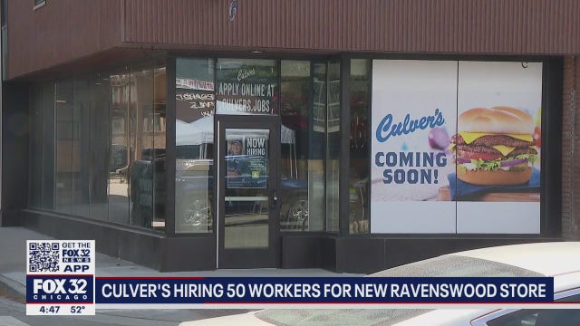 Culvers hiring 50 employees for new restaurant in Ravenswood