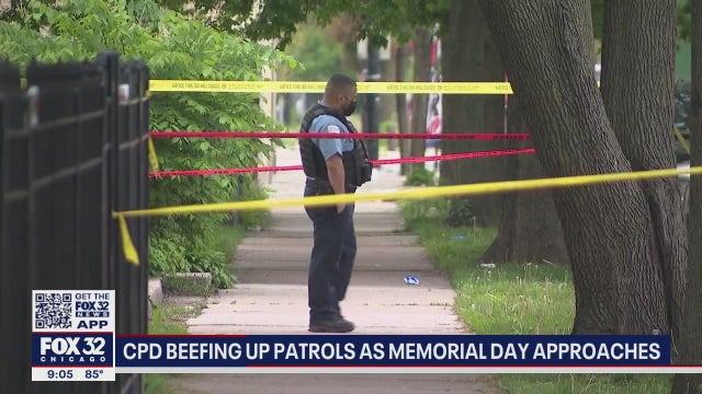 Chicago police to flood streets over Memorial Day weekend