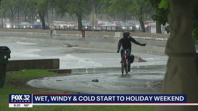 Memorial Day weekend kicks off with rain, wind, cold and no sunshine