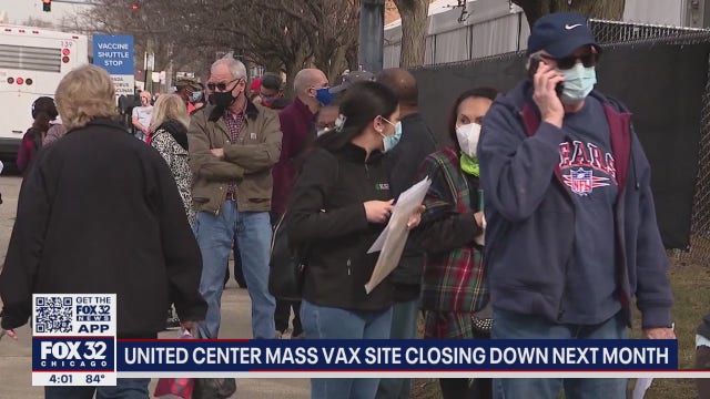 United Center mass vaccination site to officially close in June