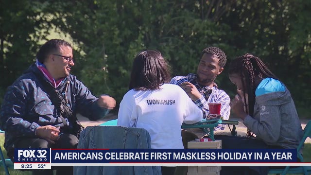 Chicagoans enjoying first mask-free holiday weekend in more than a year