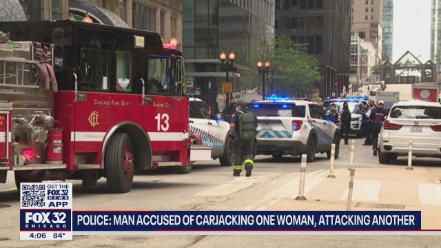 Man armed with rifle carjacks woman, attacks another on Loop sidewalk: police