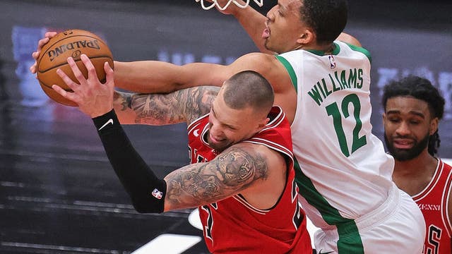 LaVine, White score 25 as Bulls beat Celtics 121-99