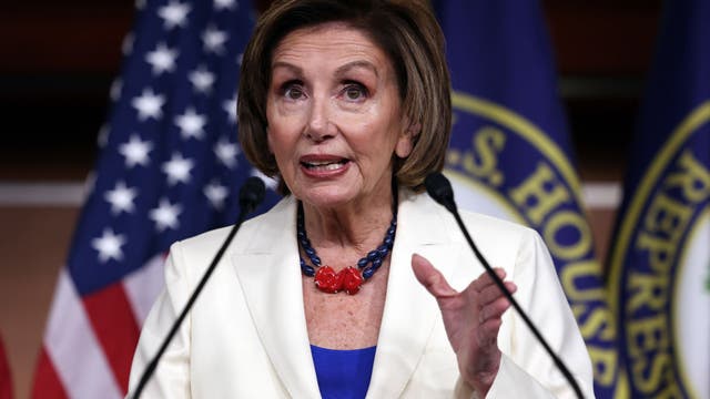 Pelosi ditches mask at White House while doubling down on House floor rules