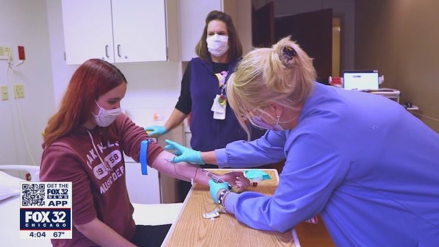 Children in Chicago area begin receiving coronavirus vaccine