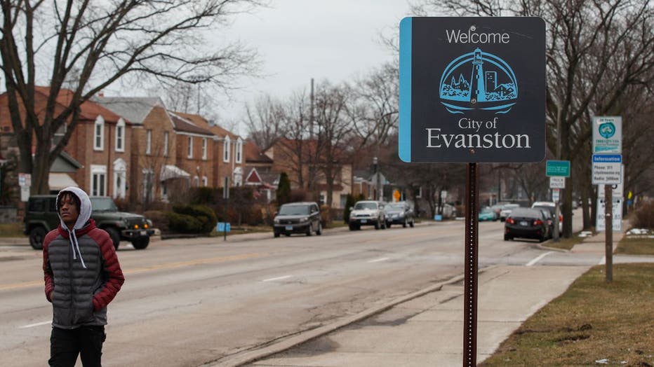 Evanston, Illinois sign