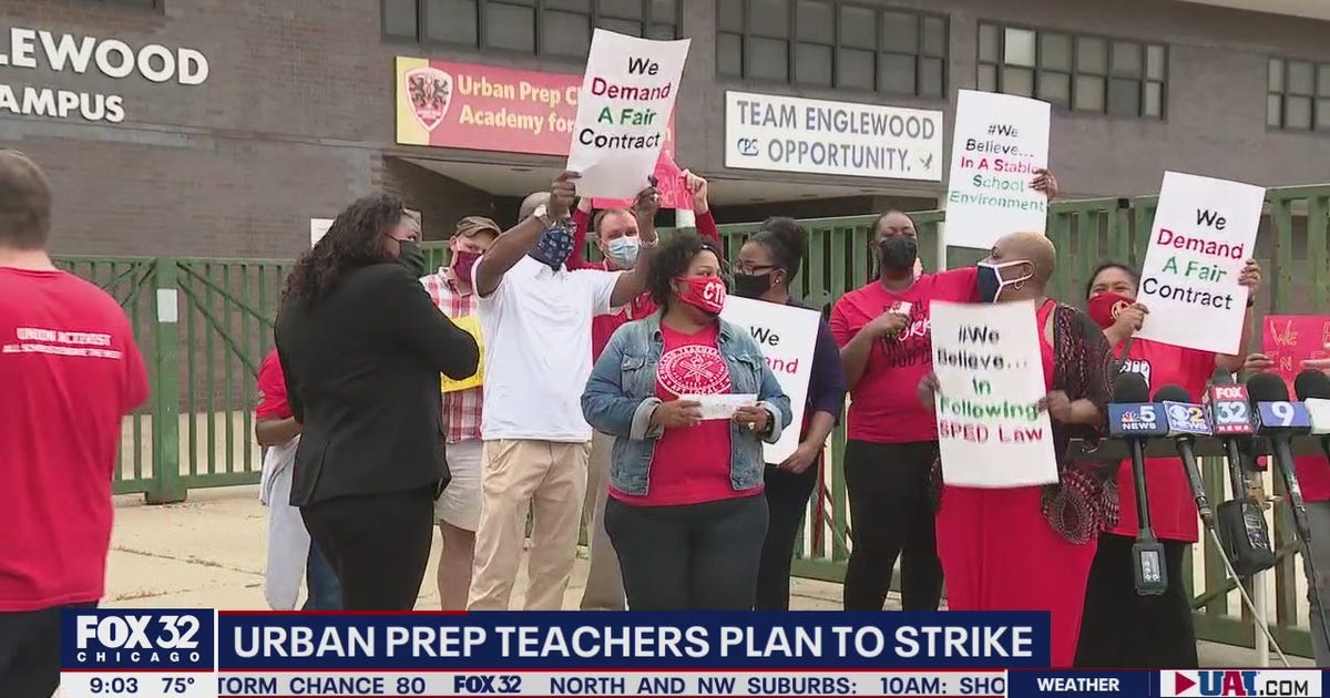 Urban Prep teachers strike over pay, benefits | FOX 32 Chicago
