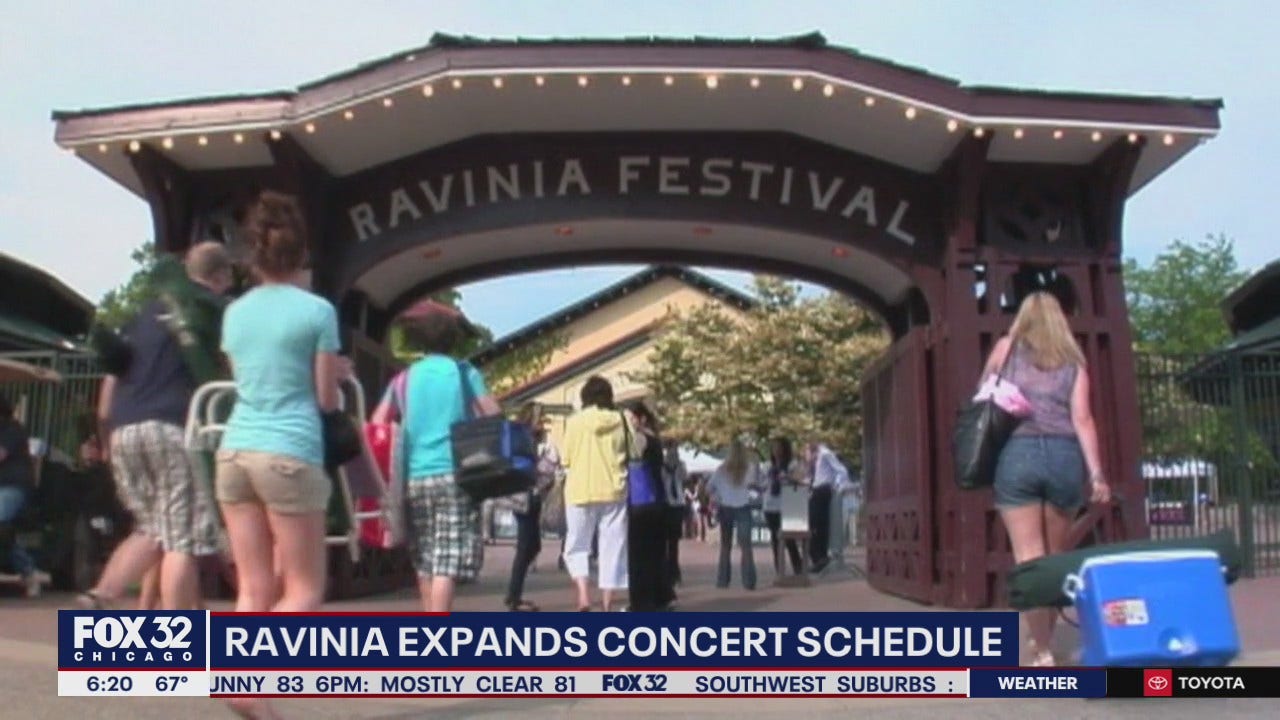 Ravinia Festival announces expanded concert schedule