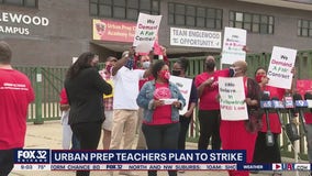 Urban Prep teachers strike over pay, benefits