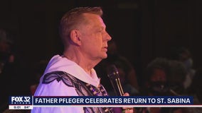 Chicago's Rev. Michael Pfleger holds first Mass since reinstatement