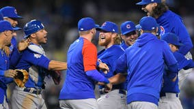 Cubs blank Dodgers, tie MLB season record for no-hitters