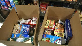 Chicago area food pantry providing groceries, supplies to families impacted by suburban tornado