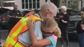 Florida school honors 92-year-old crossing guard on retirement