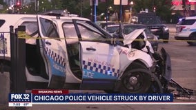 2 Chicago cops, driver injured in West Side crash